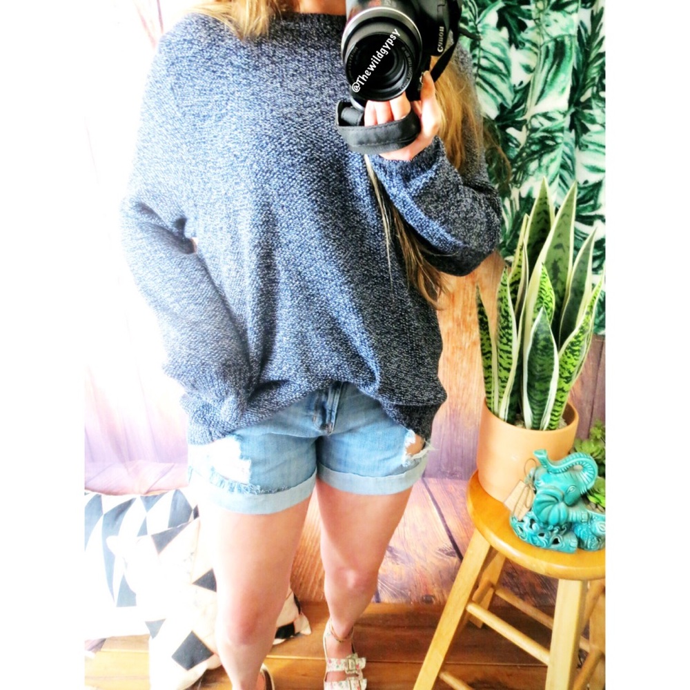 AE Slouchy speckled knit sweater 🌿 - Picture 5 of 7
